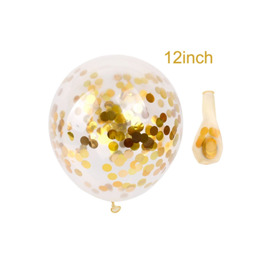 12 inch Confetti balloons Pack of 100pcs.