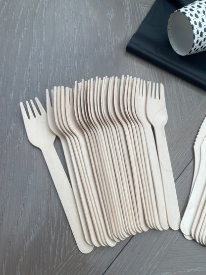 Disposable tableware 201 pcs - Grad.