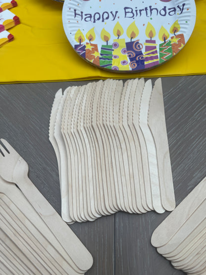 Disposable tableware 201 pcs - Happy Birthday.