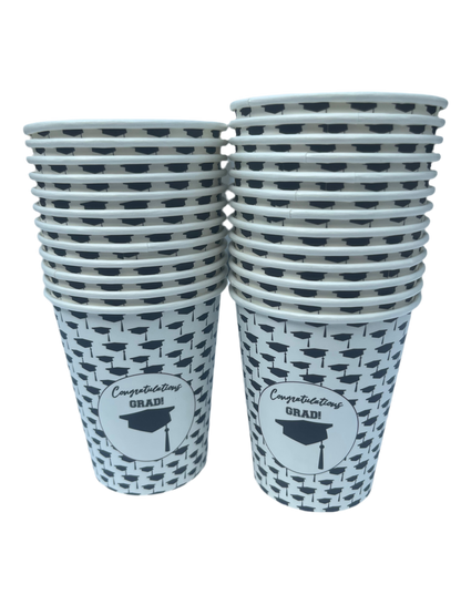 Disposable paper cups - Grads Pack 25pcs.