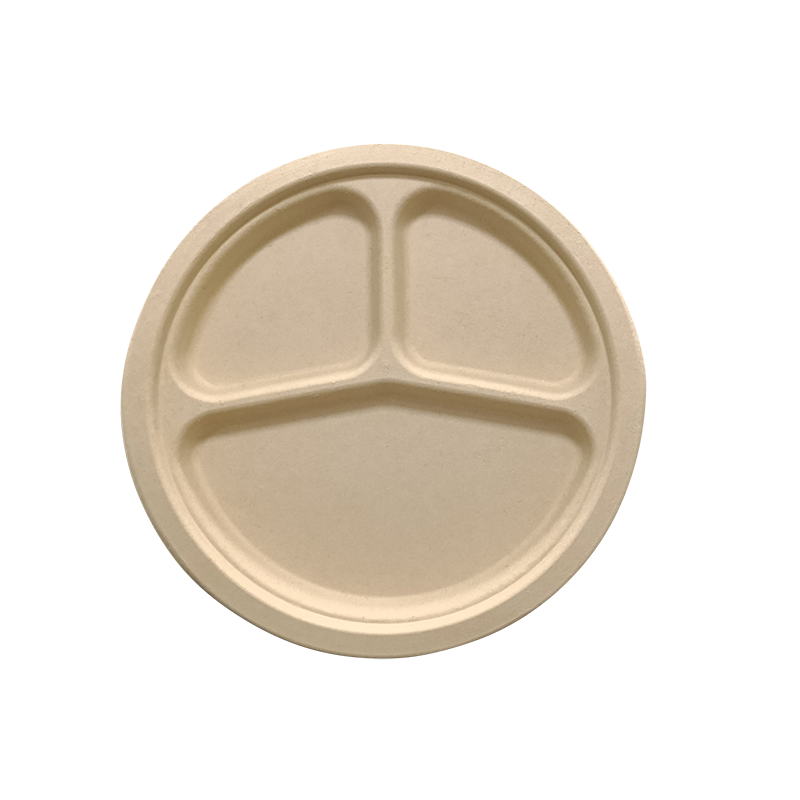 ECO Friendly bamboo fibers 9 inch plate.