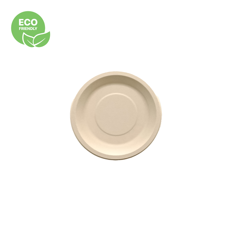 ECO Friendly bamboo fibers 6 inch plate.