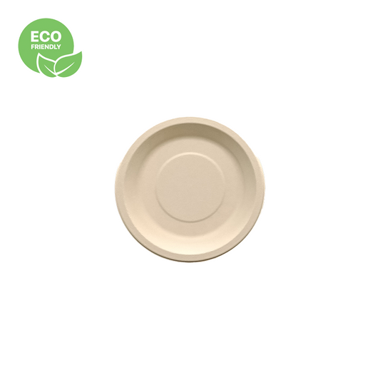 ECO Friendly bamboo fibers 6 inch plate.
