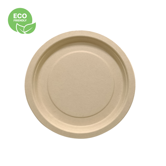 ECO Friendly bamboo fibers 9 inch plate.
