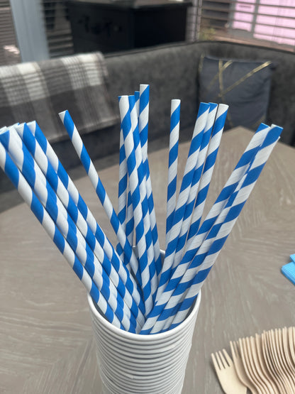 Disposable tableware 201 pcs - Baby Shower Blue.