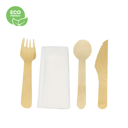 ECO Friendly Biodegradable 4 in 1 cutlery.