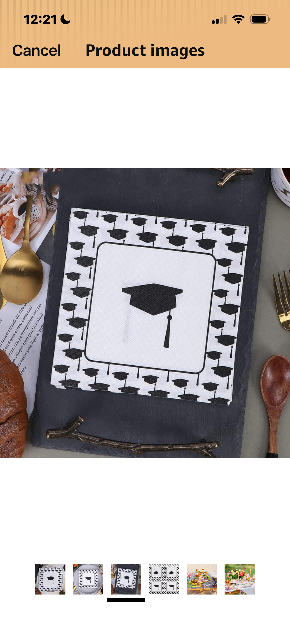Disposable Napkins 33x33cm Grads Pack of 25pcs.