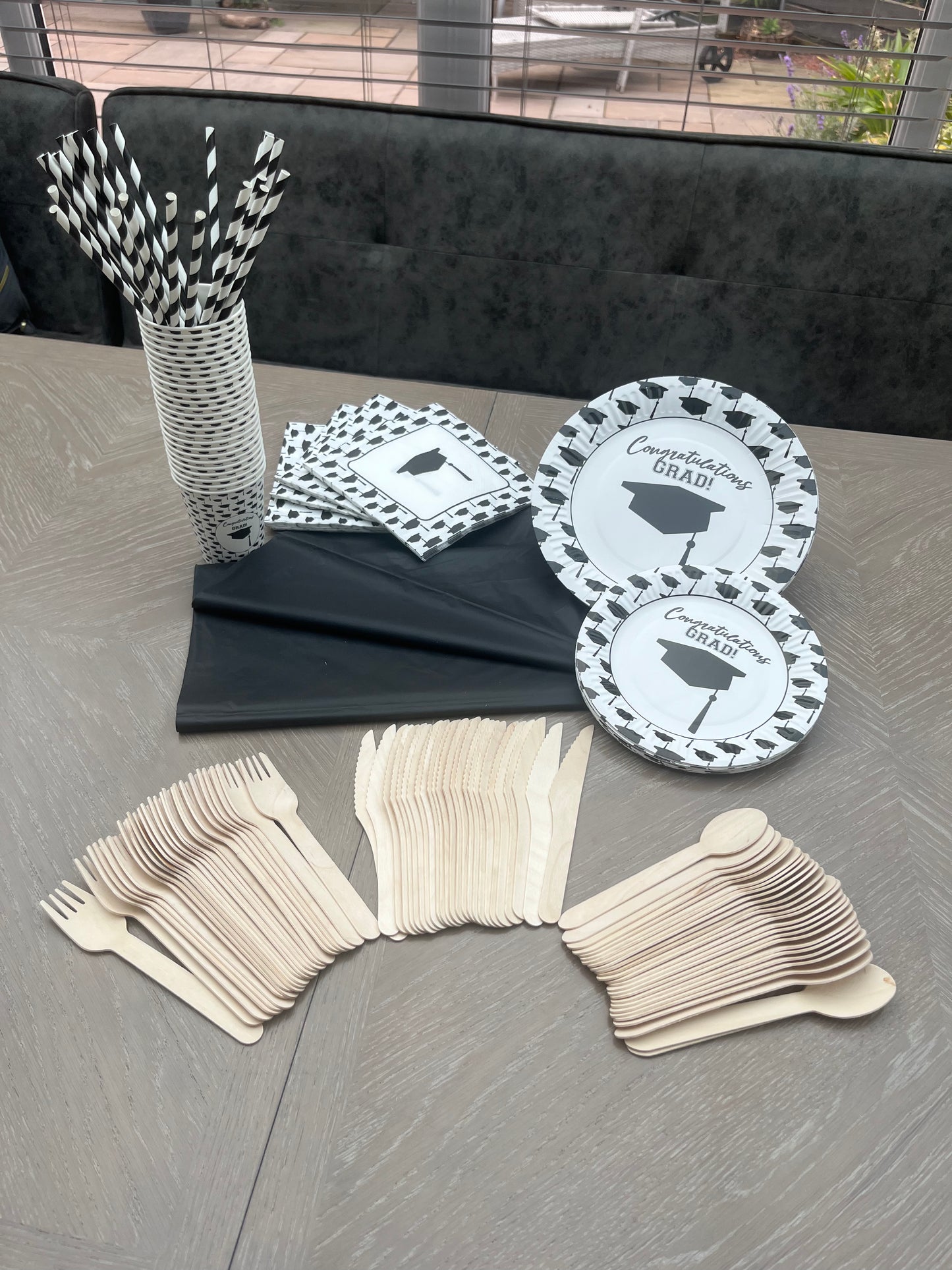 Disposable tableware 201 pcs - Grad.