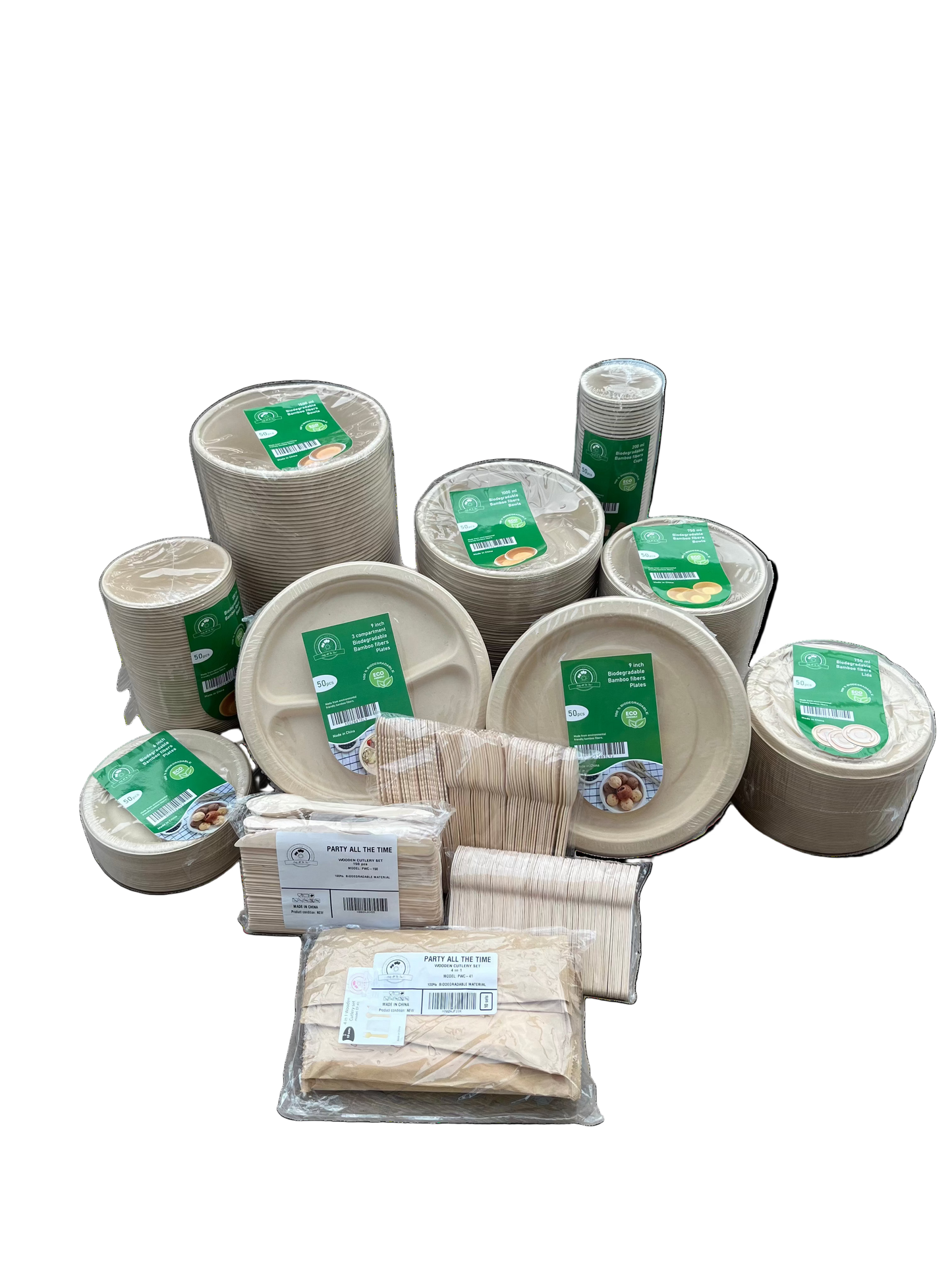 ECO Friendly bamboo fibers bowl 1500ml <LIDS>