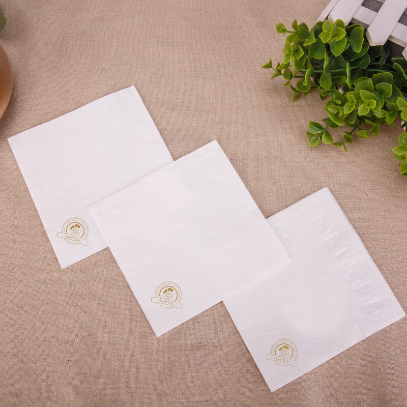 White napkins 2 layers - Premium. Pack of 100pcs.
